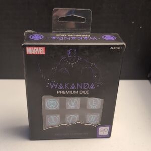 Marvel Wakanda Purple Premium Dice Set New in Sealed Box